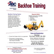 Backhoe Training